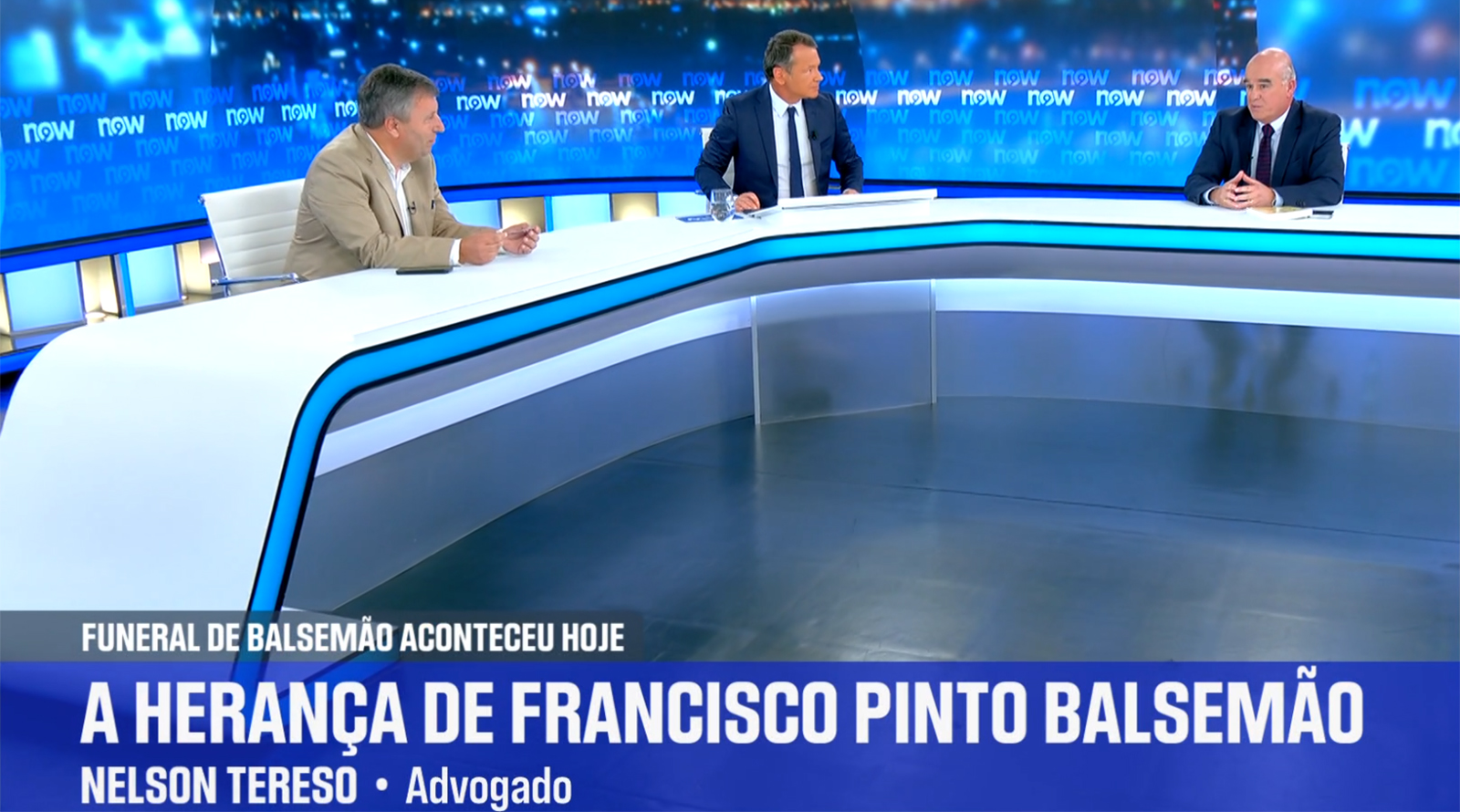 Entrevista Canal Now a propósito da herança de Pinto Balsemão.