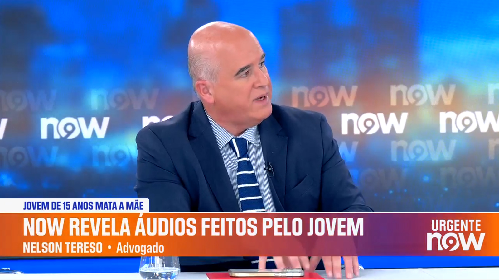 Entrevista Canal Now a propósito do homicídio de uma mulher pelo próprio filho
