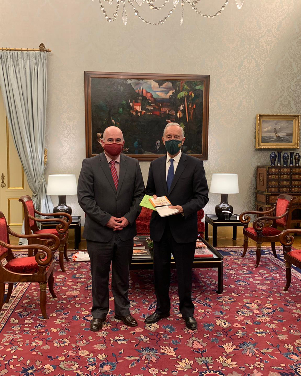 Nelson Tereso met the President of Portugal